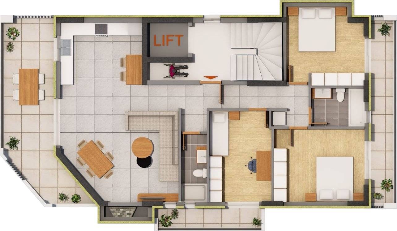 3 - room flat Θερμοπυλών, 1, Center, Pallini (Attica)